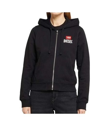 Sweat noir femme diesel reggy a19712