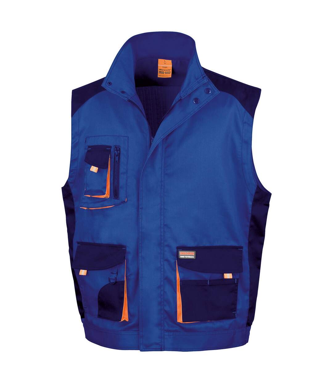 Work-guard mens lite gilet royal blue/navy blue Result-1