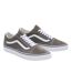 Mens Old Skool Canvas Trainers Grey Vans-4
