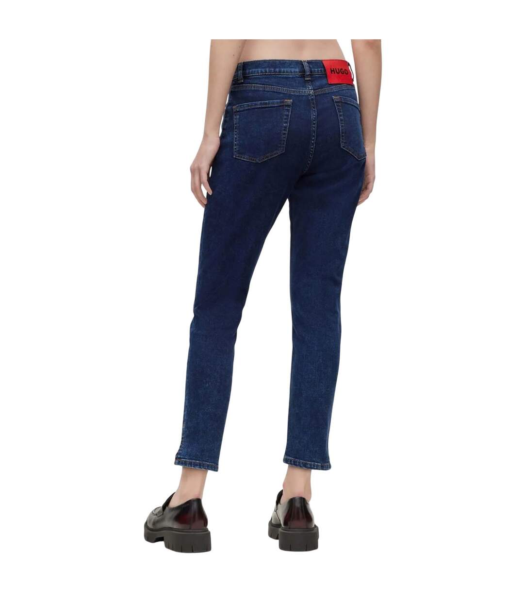 Jean Femme Bleu Marine Hugo-3