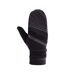 Gants De Ski Rayés Nusa Ii Femme/femme Noir Réfléchissant IQ-1