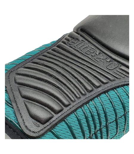 Precision Unisex Adult Elite 2.0 Contact Goalkeeper Gloves (Teal/Fluorescent Orange/Black) - UTRD1461