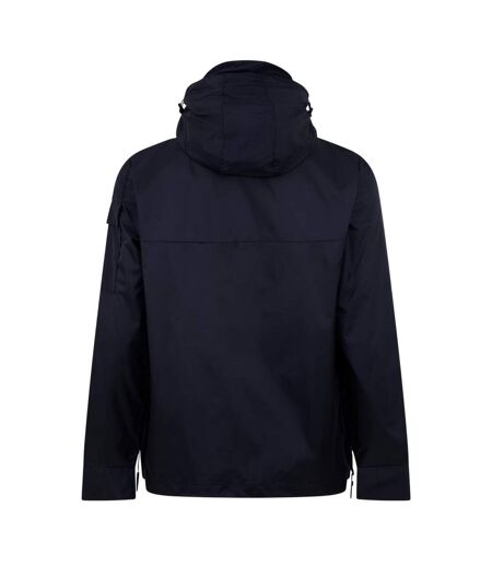 Mens Curation Hooded Soft Shell Jacket Dark Navy Luke 1977