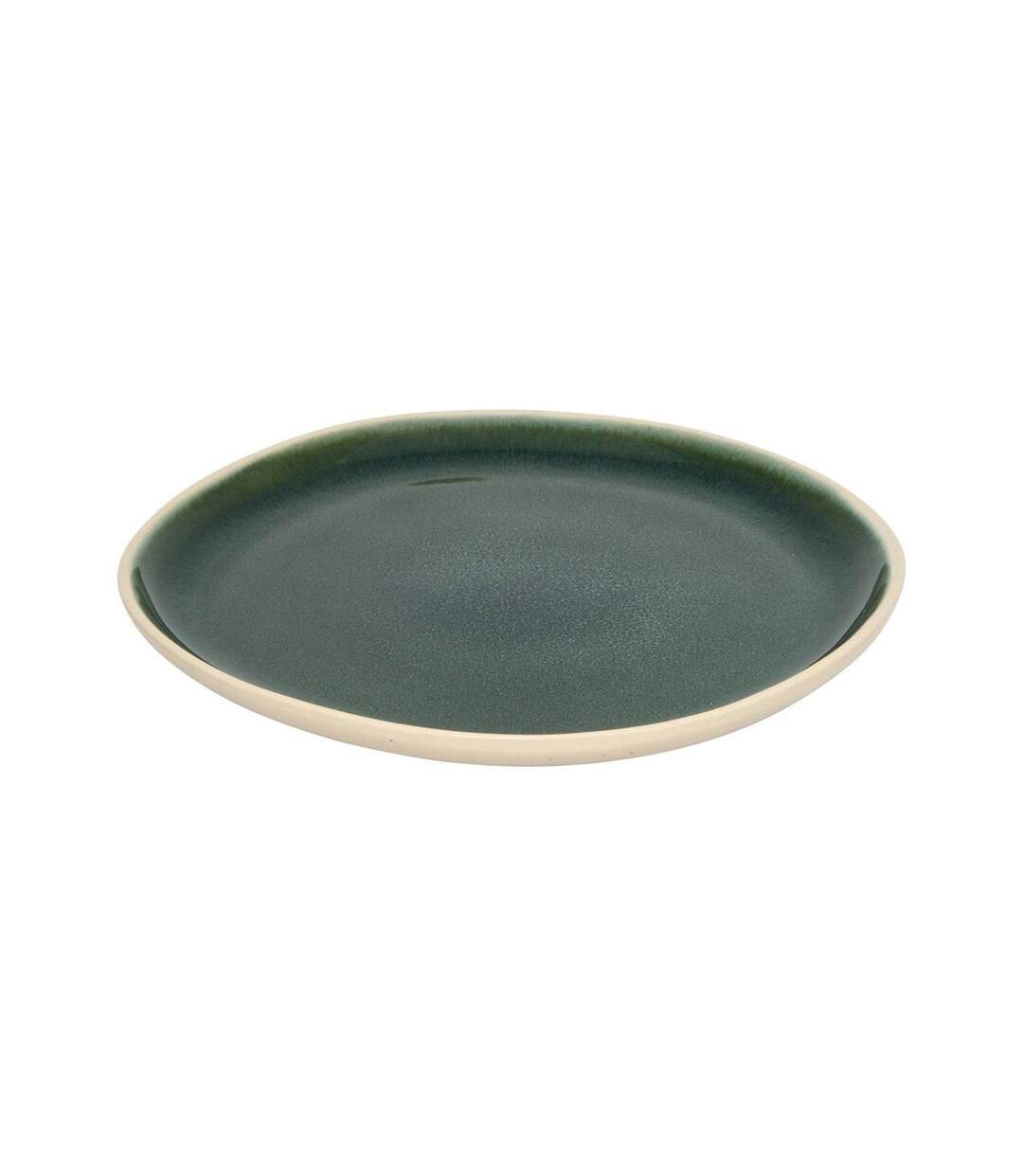 Lot de 6 Assiettes à Dessert en Faïence Wonja 21cm Vert-2