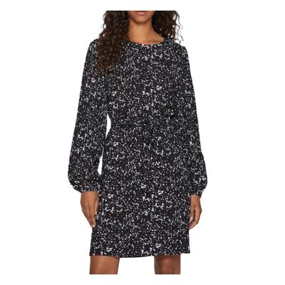 Robe Noir/Blanc Femme Vila Peffi - L