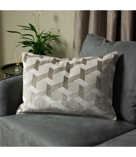 Paoletti Delano Cushion Cover (Ivory/Taupe) - UTRV2025