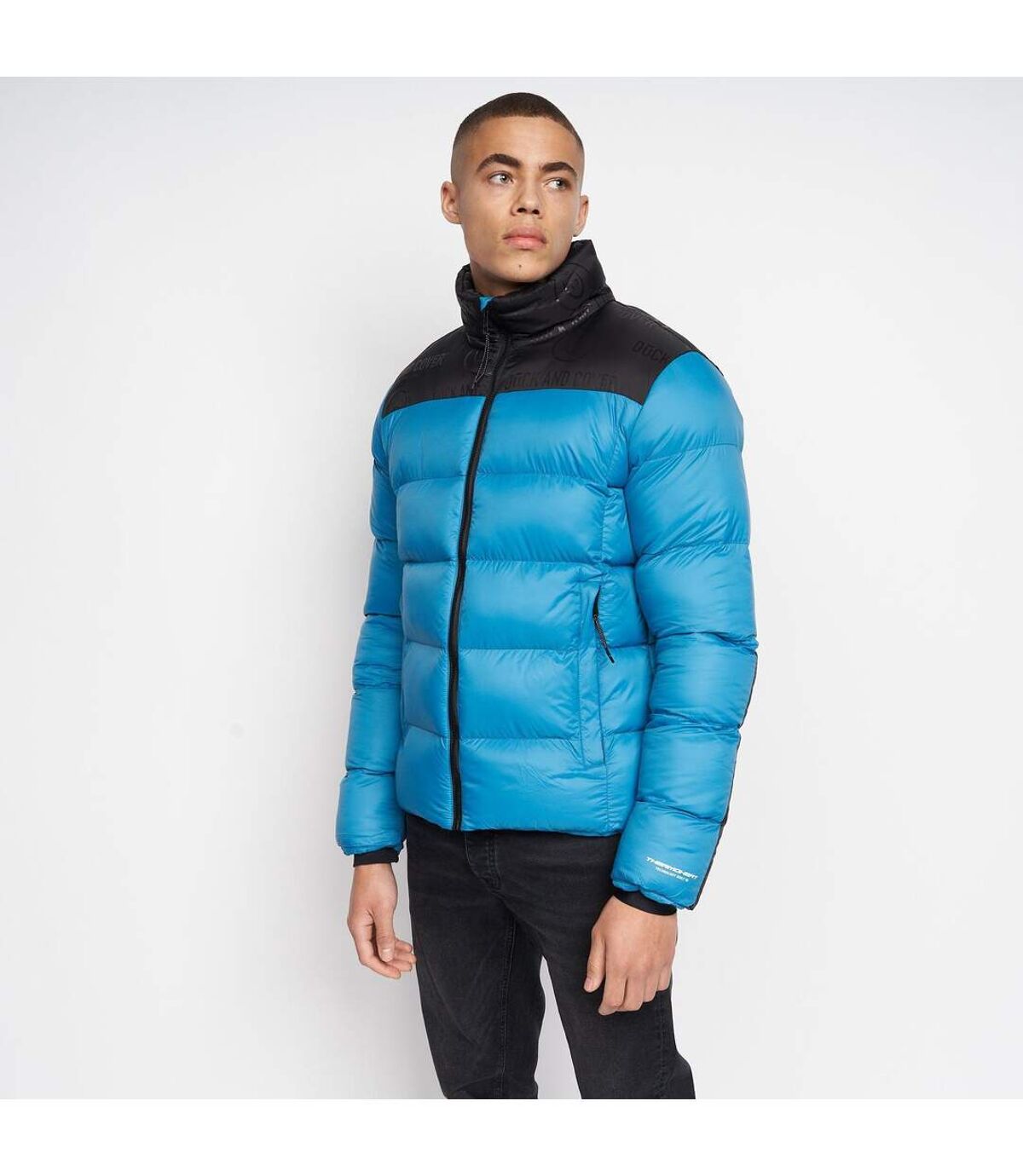 Duck and Cover Mens Synflax Puffer Jacket (Blue)
