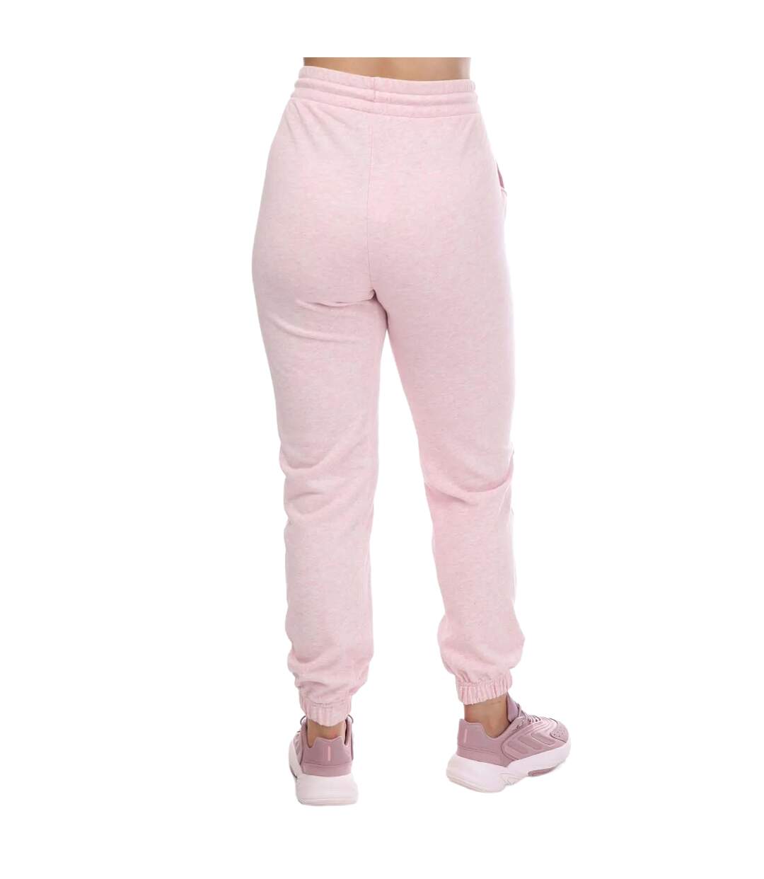 Womens/ladies sportswear studio lounge summer jogging bottoms pink Adidas-2