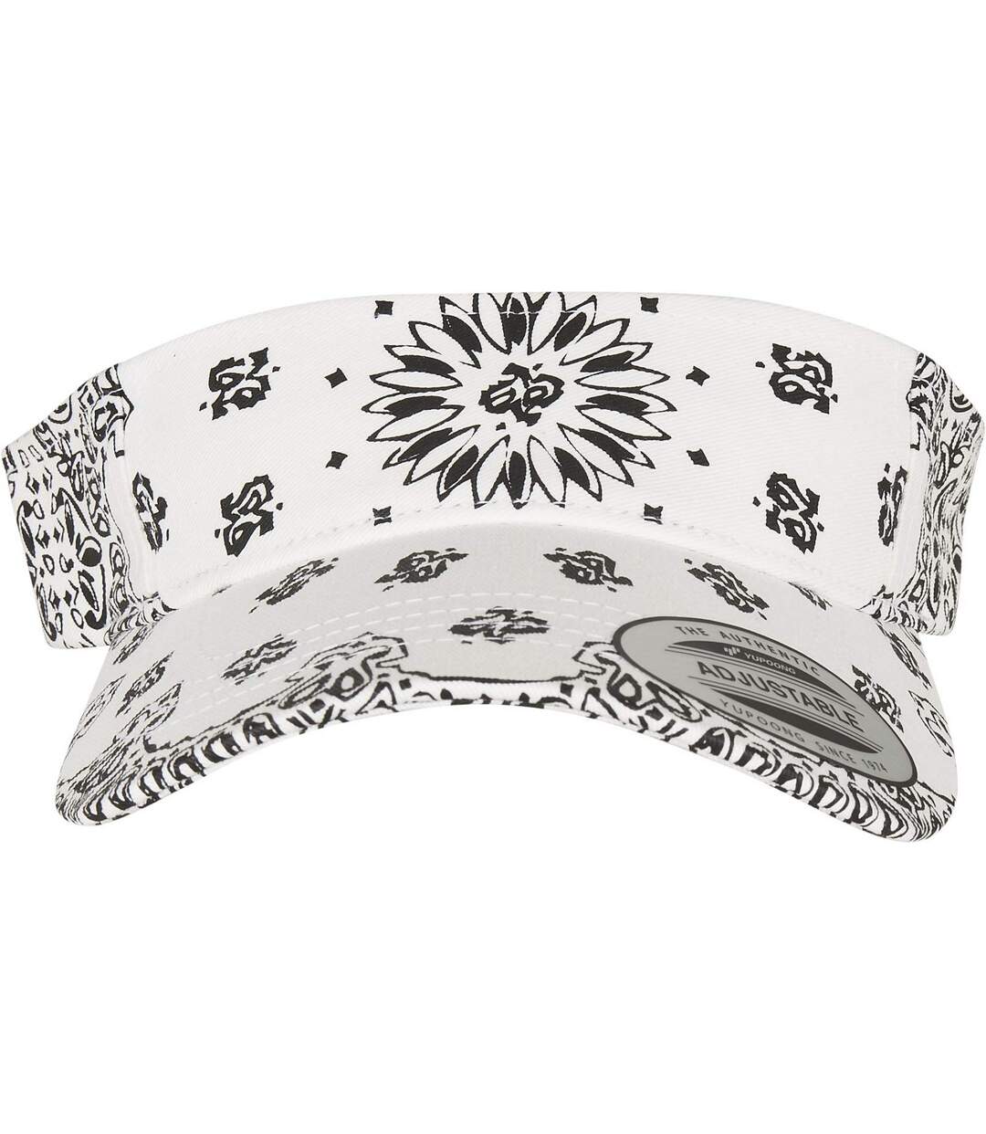 Visière Motif/style Cachemire Blanc Flexfit-3