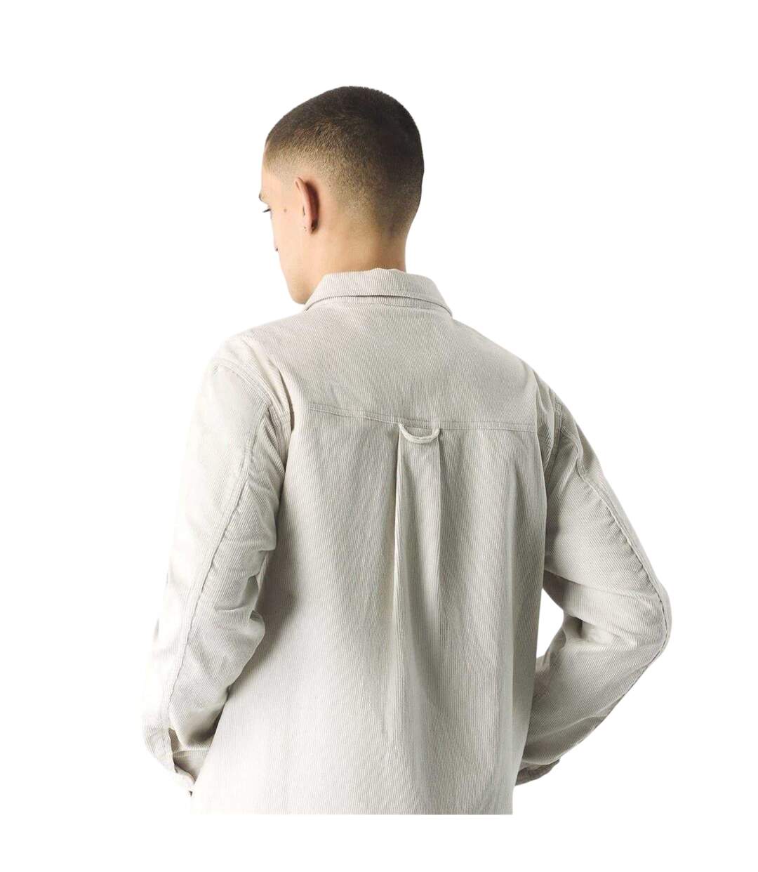 Mens Corduroy Overshirt Navy Pretty Green-4