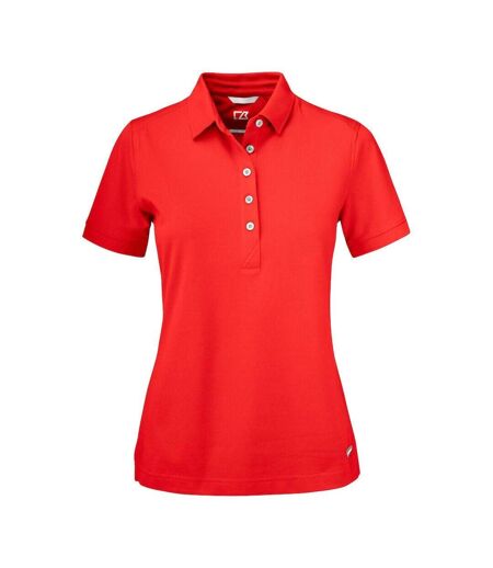 Womens/ladies Advantage Polo Shirt Black Cutter & Buck