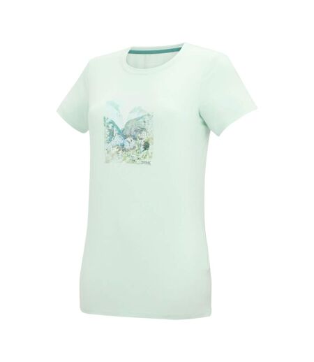 T-shirt Motif/style Imprimé Graphique Fingal Femme Turquoise Pâle Regatta