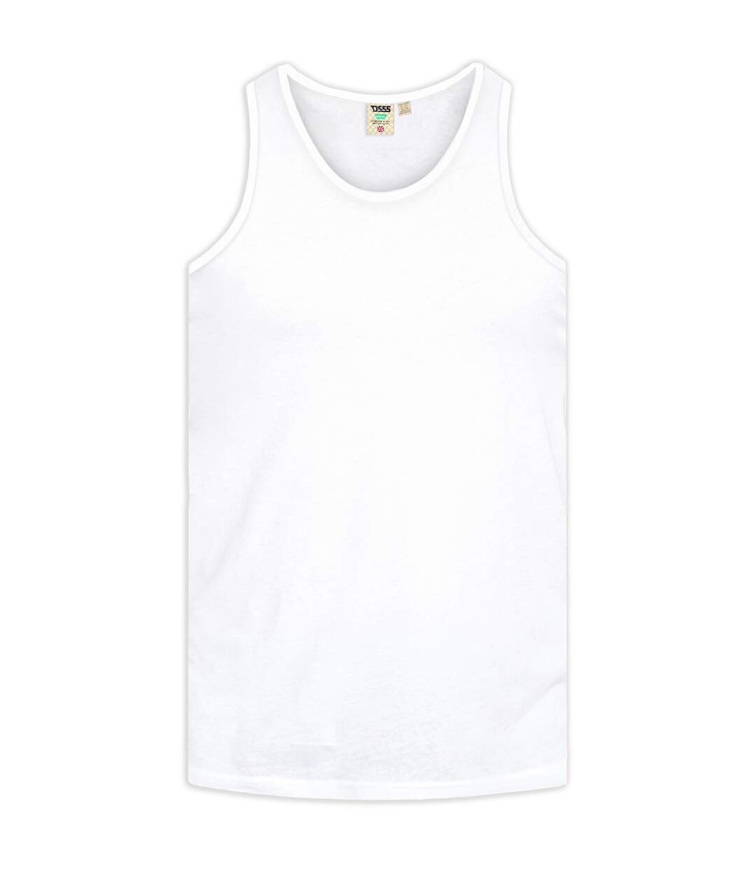 Duke Mens Fabio-1 Muscle Vest (White) - UTDC173-1