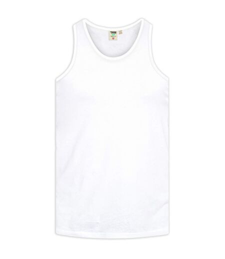 Duke Mens Fabio-1 Muscle Vest (White) - UTDC173