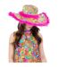 Unisex adult summer of love hippie sun hat multicoloured Smiffys-2