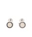 Mens Simony Polished Business Cufflinks One Size White Boss-1