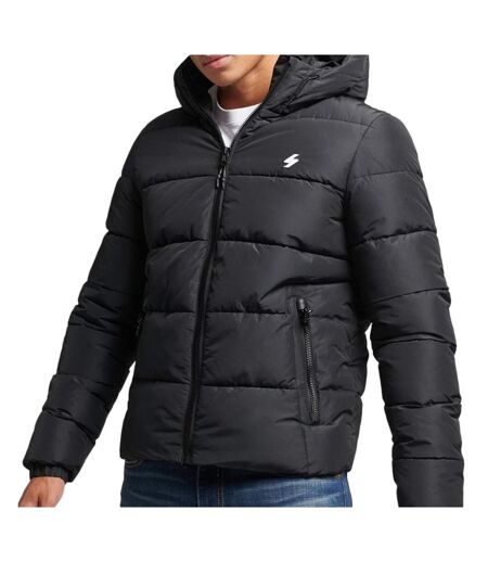 Doudoune Noire Homme Superdry Hooded - 3XL