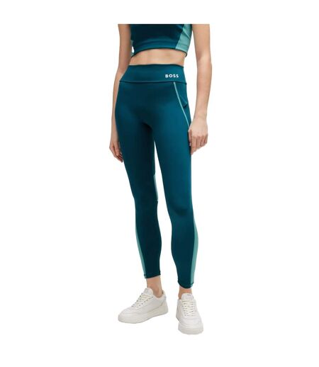 Legging ekiden femme vert Boss