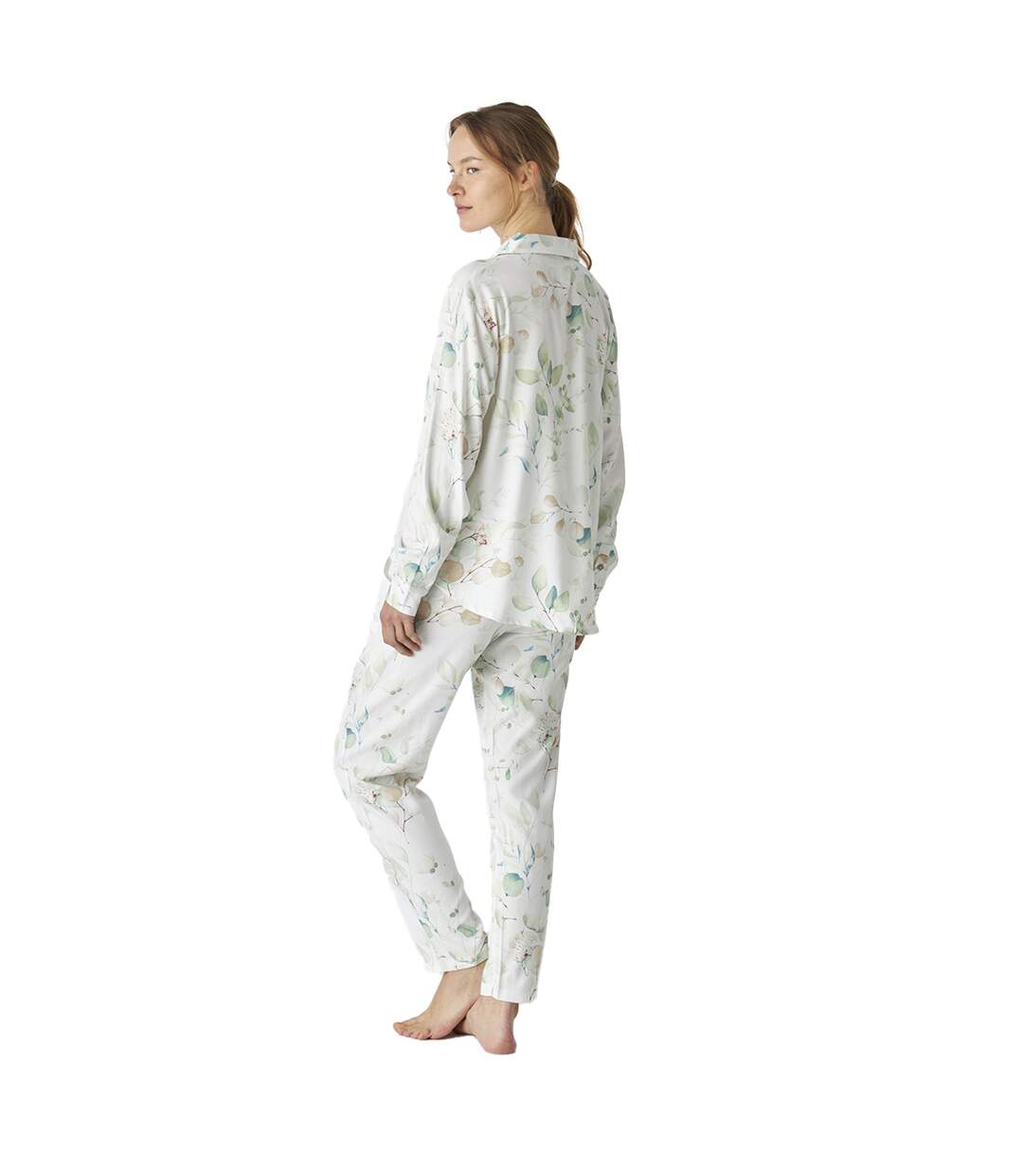 JJBEP1100 Women's Long Sleeve Shirt Pyjamas-3