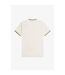 T-shirt Motif/style Rayure Contrastée Sur Bord Homme Écru Fred Perry-2