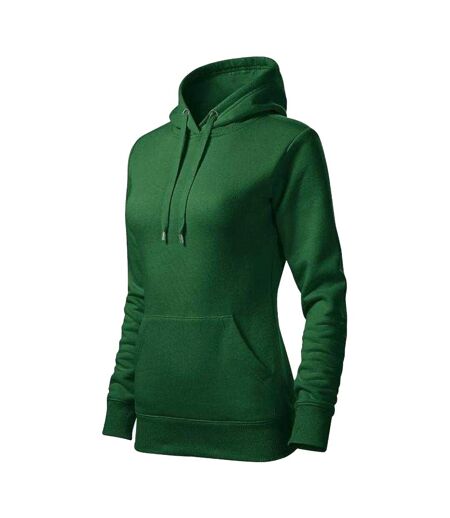 Sweat À Capuche Cape Femme Vert Foncé Malfini