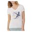 T-shirt Blanc Femme TBS Reflet - L-1