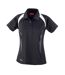 Spiro Womens/Ladies Team Spirit Polo Shirt (Black/White) - UTPC6454