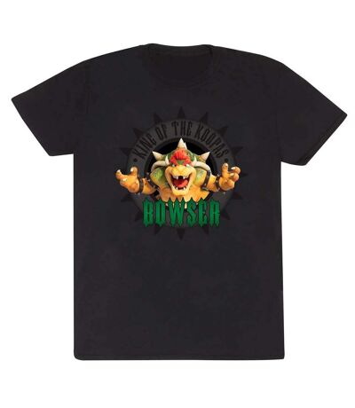 Super Mario Bros - T-shirt KING OF THE KOOPAS - Adulte (Noir) - UTHE1737