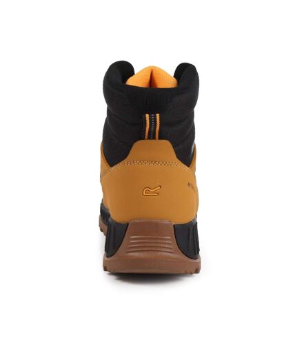 Regatta Mens Grindstone Nubuck Boots (Honey/Black) - UTRG9145
