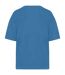 Womens/ladies terrycloth t-shirt riviera blue Native Spirit