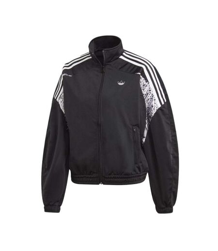 Veste noire femme adidas tracktop gc6827 - 14a