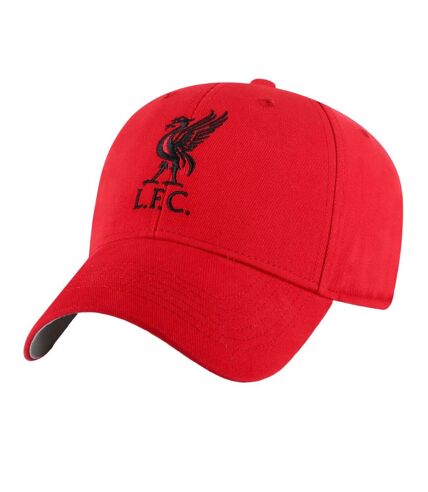 Liverpool FC Unisex Adult Core Cap (Red/Black) - UTTA10855