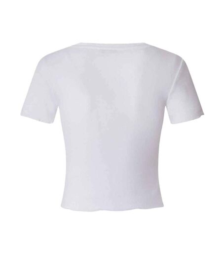 T-shirt blanc femme pepe jeans cara