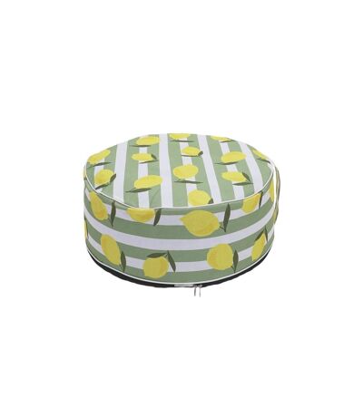 Pouf Gonflable Imprimé Citron 56cm Jaune & Vert