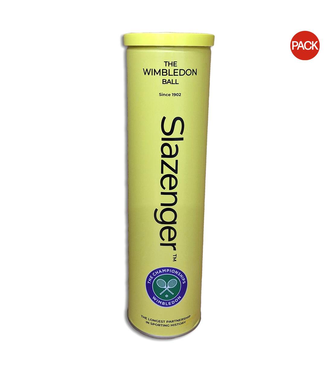 Balles De Tennis Wimbledon Taille Unique Jaune Slazenger-1