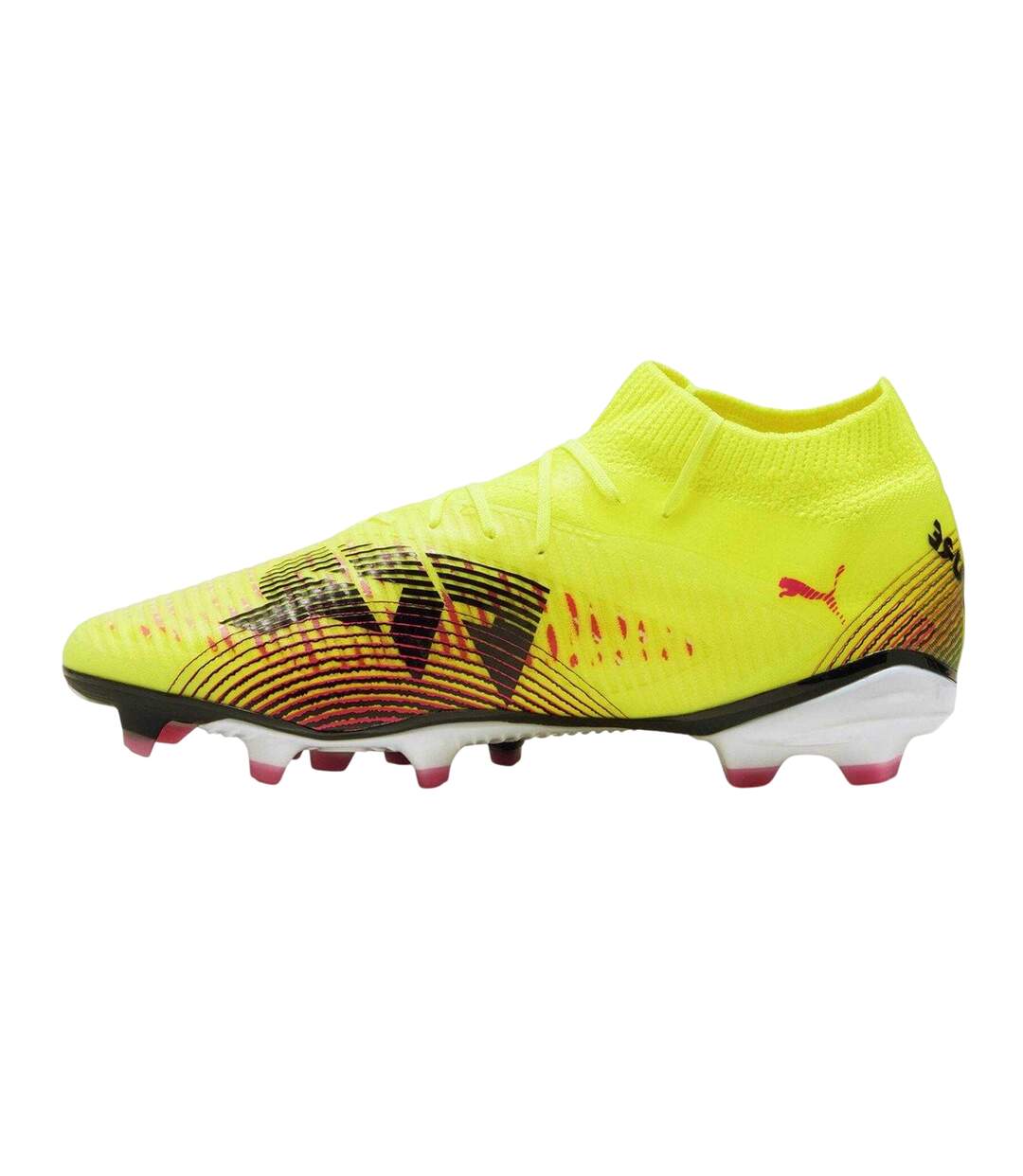 Womens/ladies Future 8 Pro Firm Ground Football Boots Yellow Puma-2
