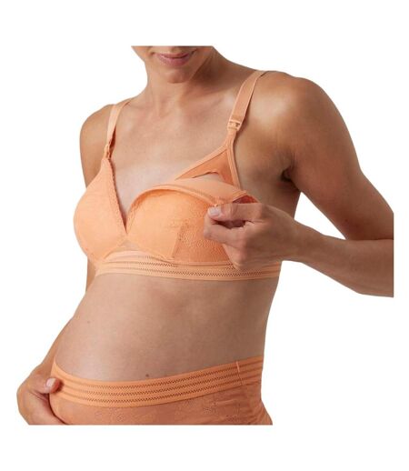 Soutien Gorge D'allaitement Orange Femme Mamalicious New Lace - L