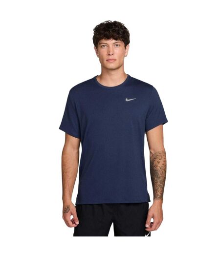 T-shirt Motif/style Swoosh Miler Homme Bleu Nuit Nike