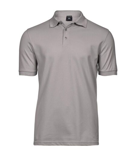 Polo Luxury Homme Beige Gris Tee Jays