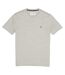 Mens Pin Point Organic Cotton T-shirt Grey Original Penguin-2
