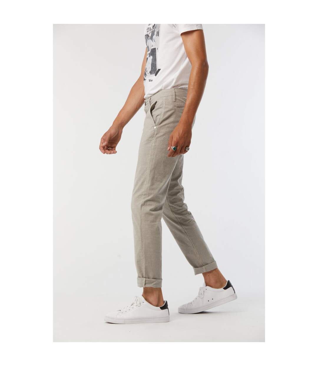 Pantalon coton slim NEILS