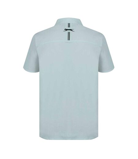 Mens Polyester Golf Polo Shirt Grey Slazenger