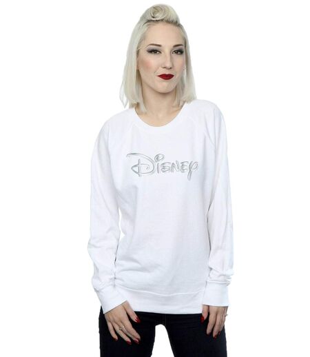 Disney - Sweat GLACIAL LOGO - Femme (Blanc) - UTBI13867
