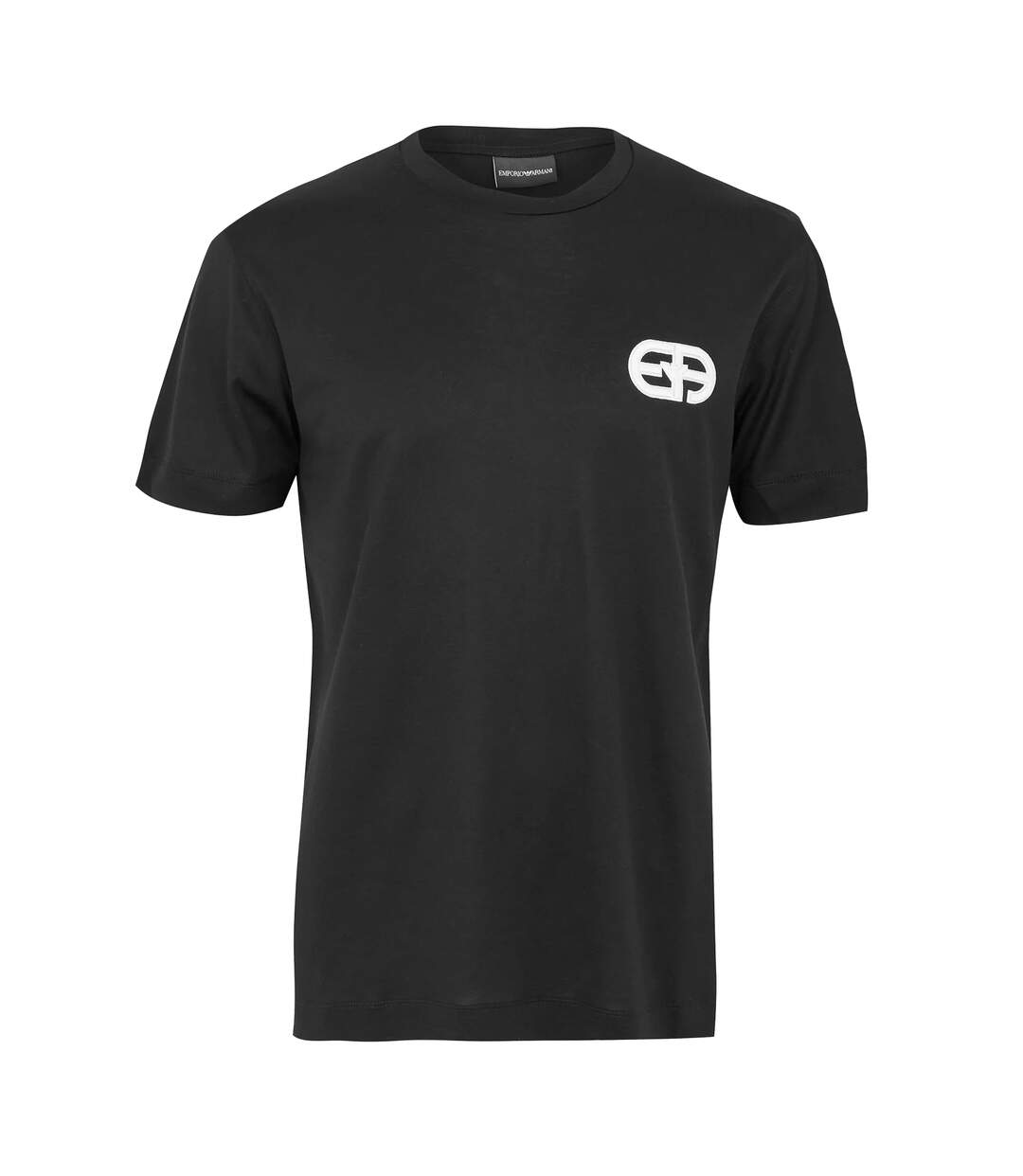 Mens Eagle Regular T-shirt Black Beauty Emporio Armani EA7-1