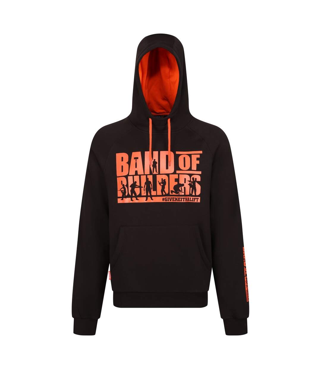 Mens hoodie black Band Of Builders