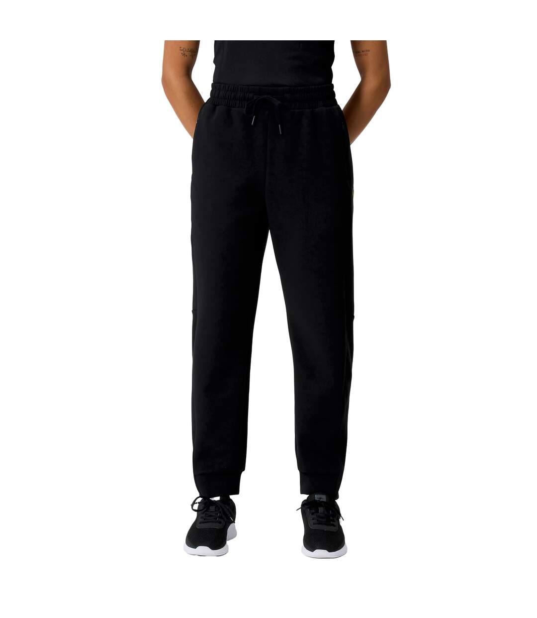 Womens/ladies Tempo+ Jogging Bottoms Black Canterbury-2