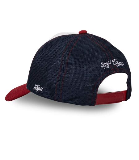 Casquette trucker avec filet bi-matière semi curved animal Eagle Hatfield