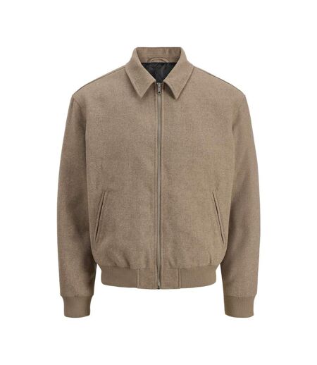 Veste beige homme jack & jones cover bomber