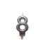 Bougie d'Anniversaire Chiffre 8 7cm Argent-1
