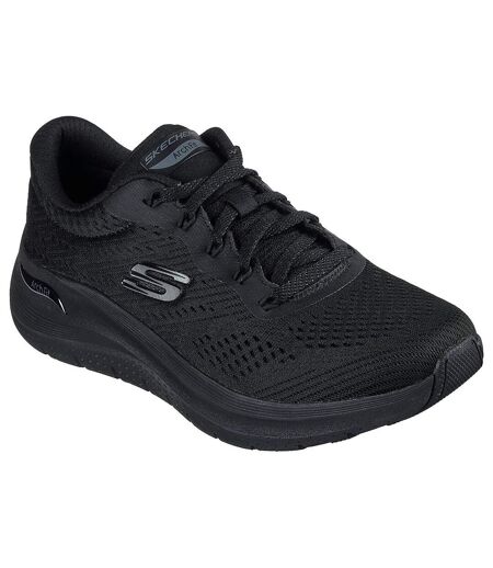 Womens/ladies 2.0 big league arch fit trainers black Skechers